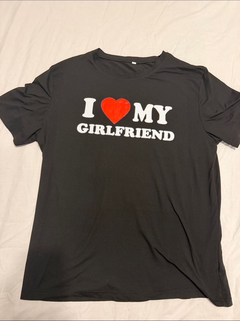 Converse Black Graphic Tee with Red Heart